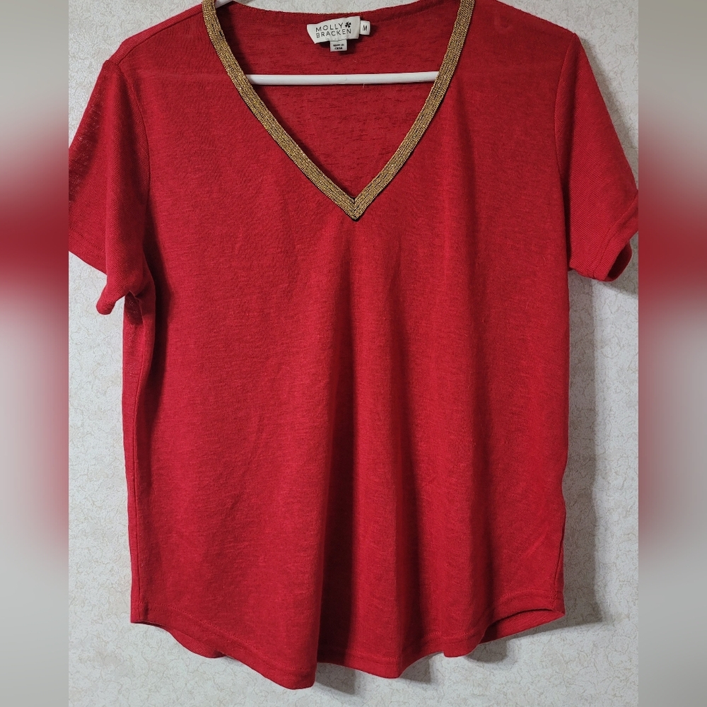 Molly Bracken embellished tee M